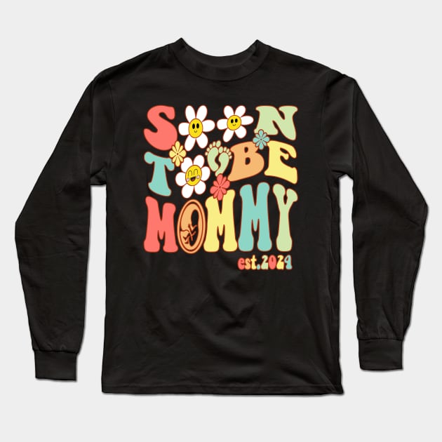 Soon To Be Mommy 2024 Long Sleeve T-Shirt by Vcormier